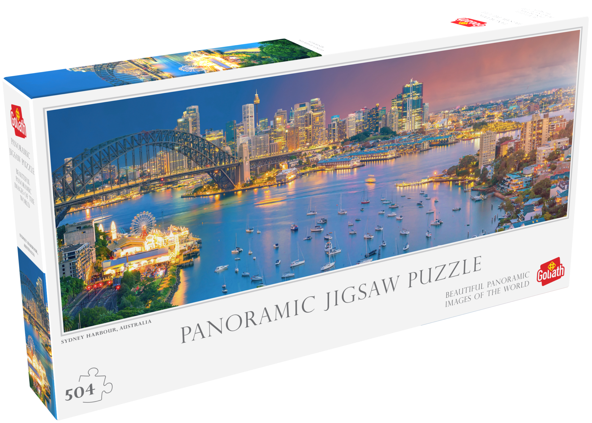 Kinderachtig Post impressionisme Simuleren Panorama Puzzel 500pcs - Sidney Harbour - Goliath
