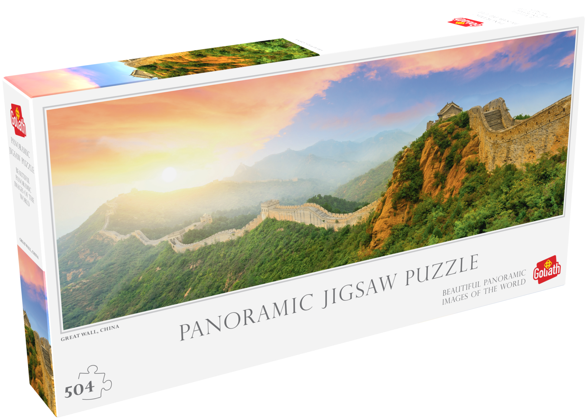 Wet en regelgeving ondernemer Opwekking Panorama Puzzel 500pcs - Great Wall - Goliath